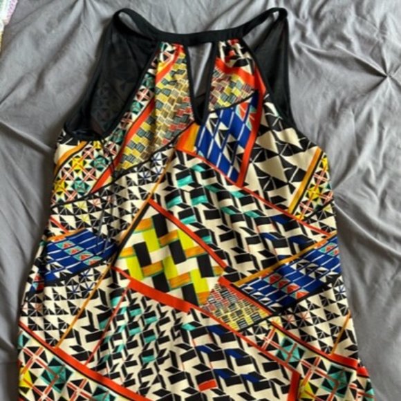 ASTR Colorful Tassel Sleeveless Shift Dress - Picture 3 of 5